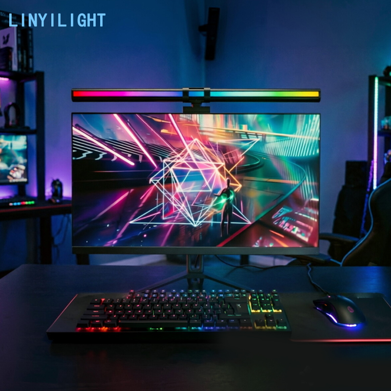 Home Office Work Table - Barre lumineuse LED RGB 60/80 cm