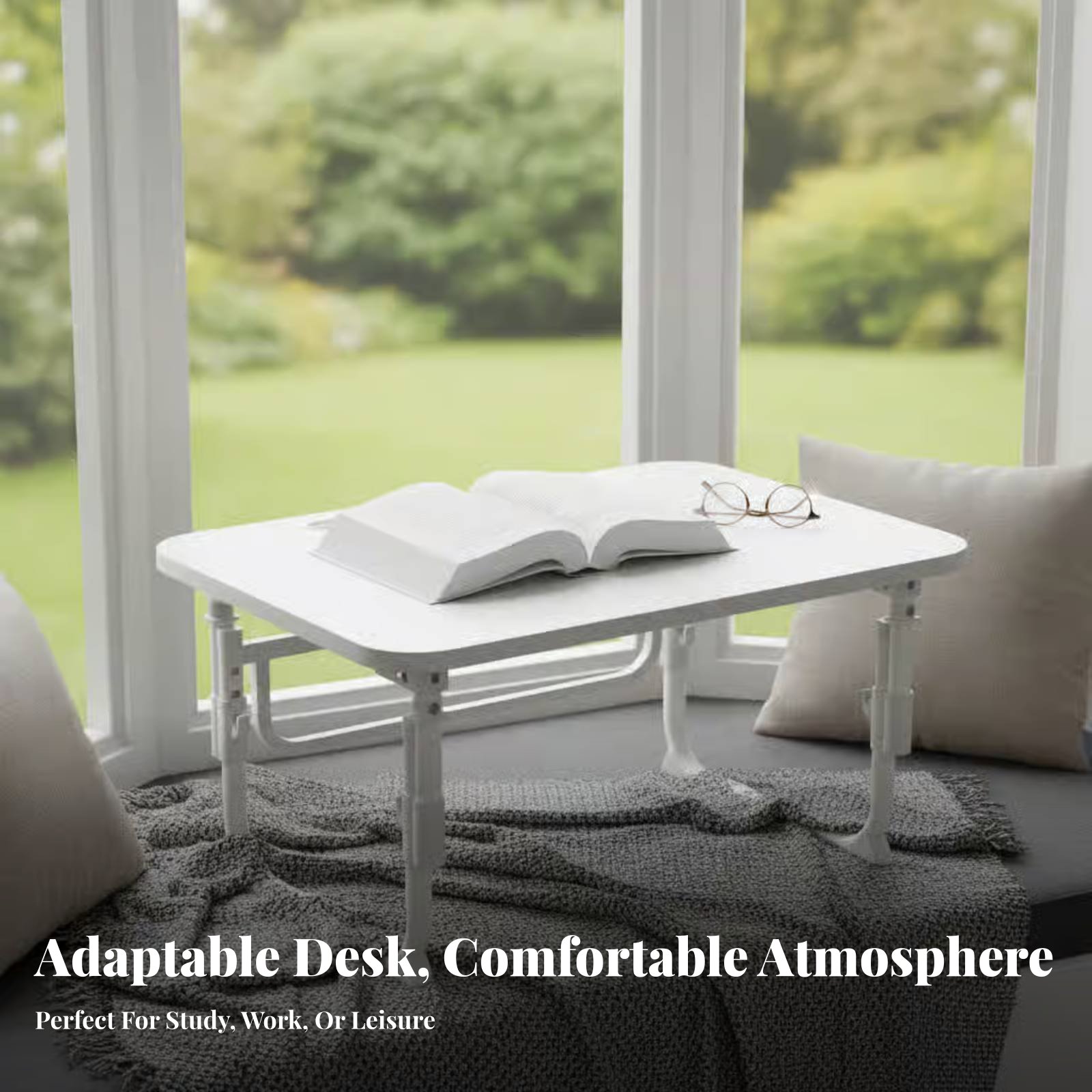 Laptop Stand Foldable - Support d'ordinateur portable pliable et réglable,