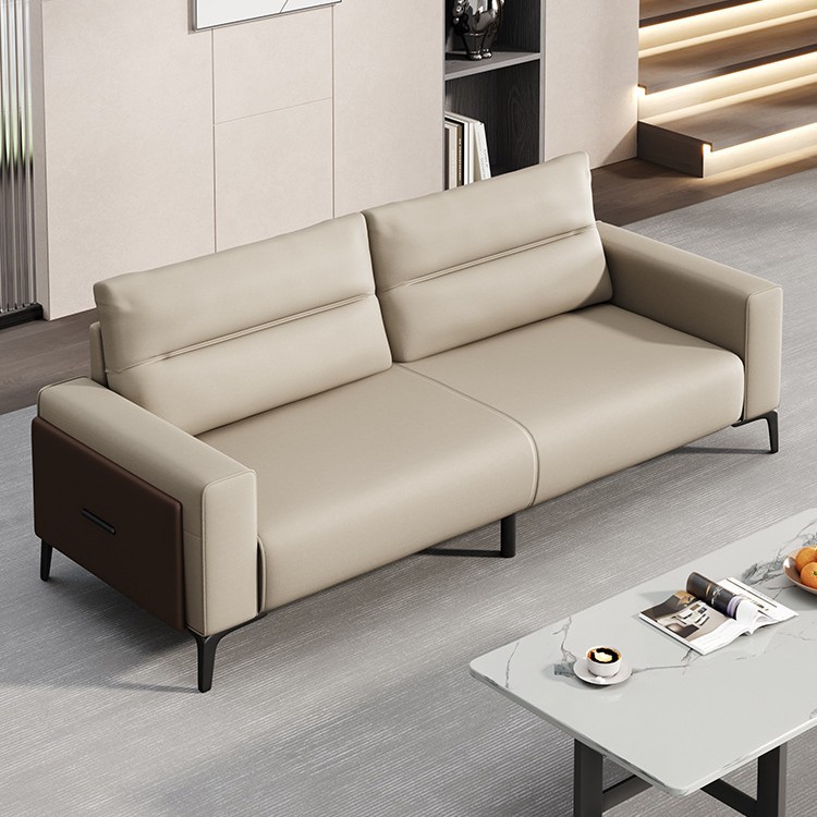 Home Office Guest Room - Bureau réception canapé table basse combinaison
