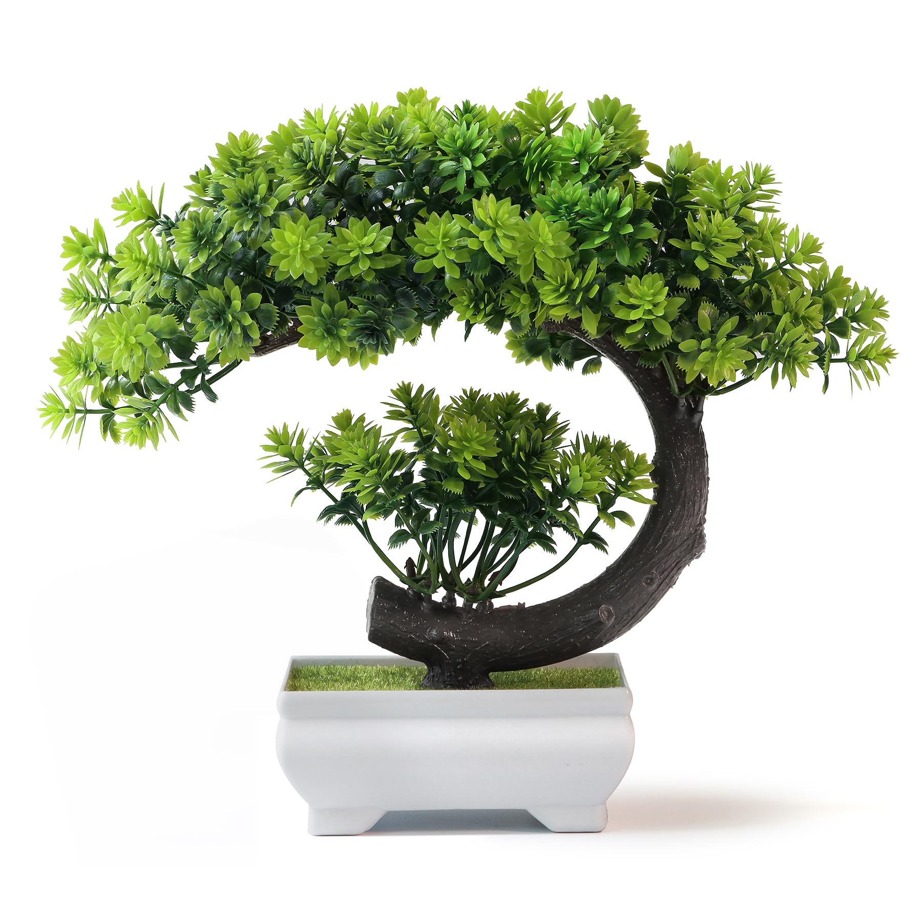 Home Office Bookshelves - Uflower petites plantes artificielles verdure plastique