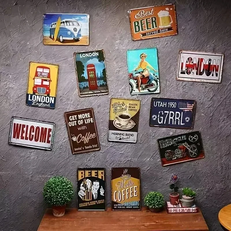 Panneau en métal Baker Street  - Home Office British avis et prix