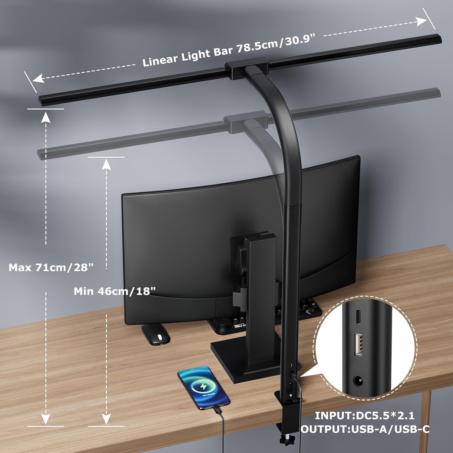 Lampe de bureau LED pour la ma - Home Office Work Table avis et prix