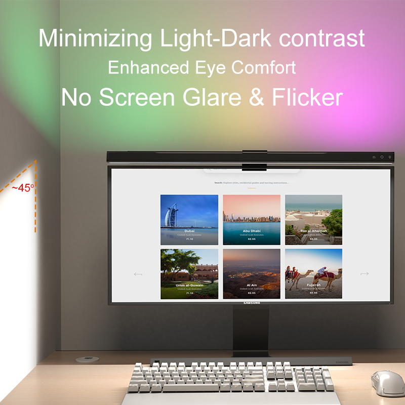 Barre lumineuse LED RGB 60/80  - Home Office Work Table avis et prix