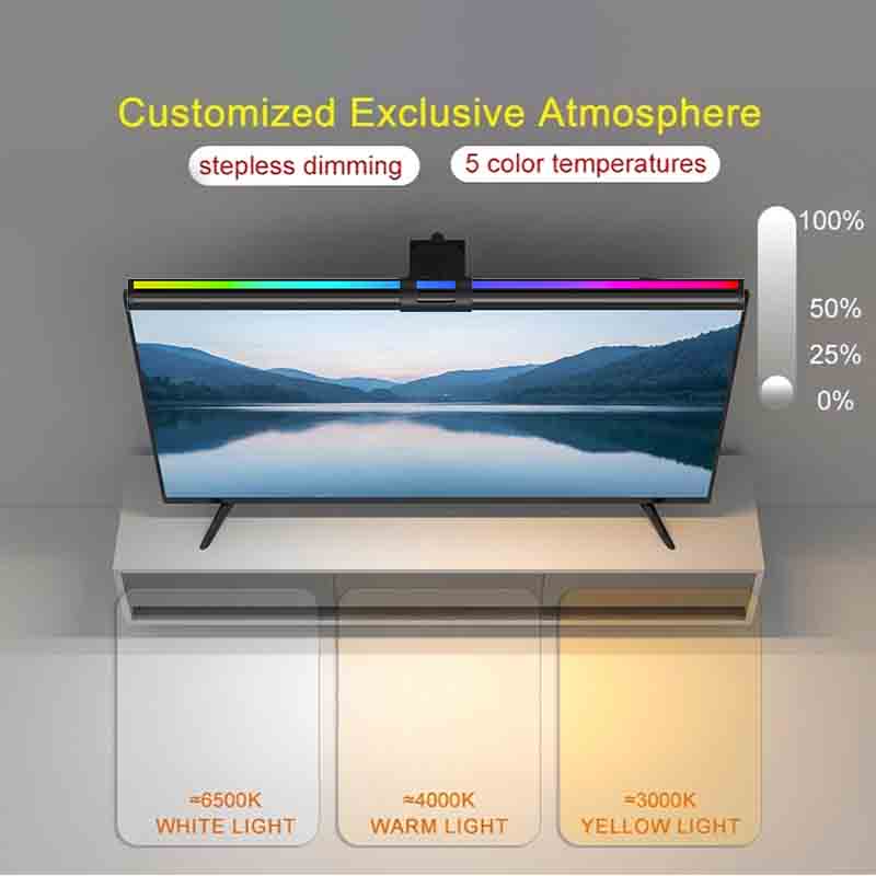 Barre lumineuse LED RGB 60/80  - Home Office Work Table avis et prix