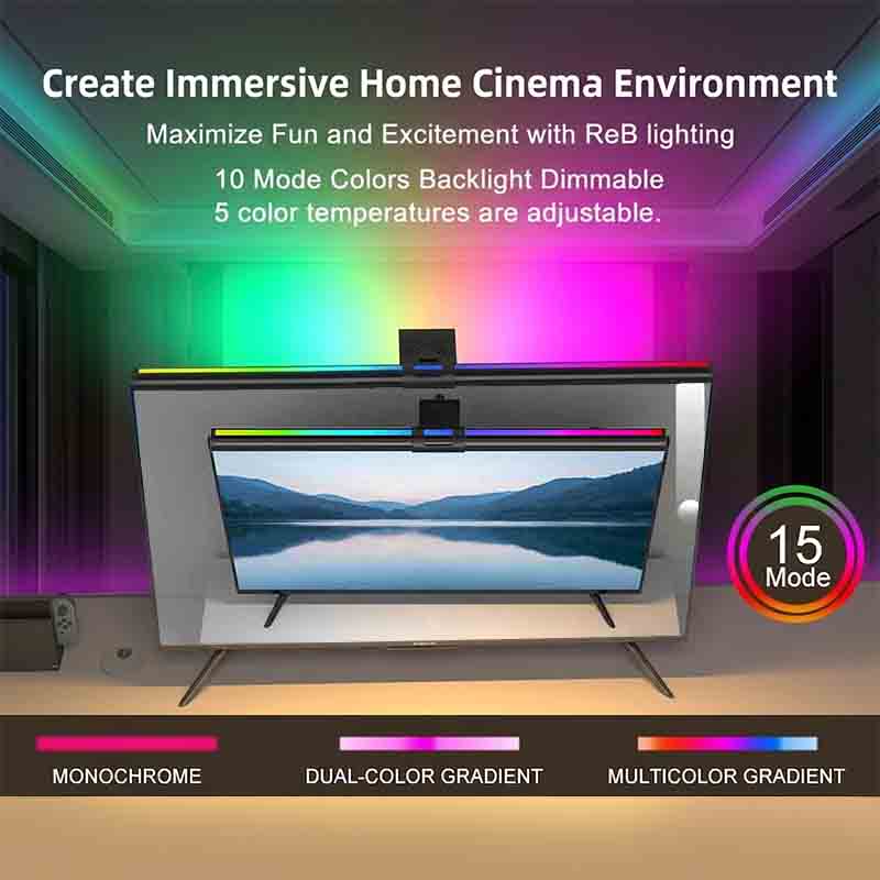 Barre lumineuse LED RGB 60/80  - Home Office Work Table avis et prix