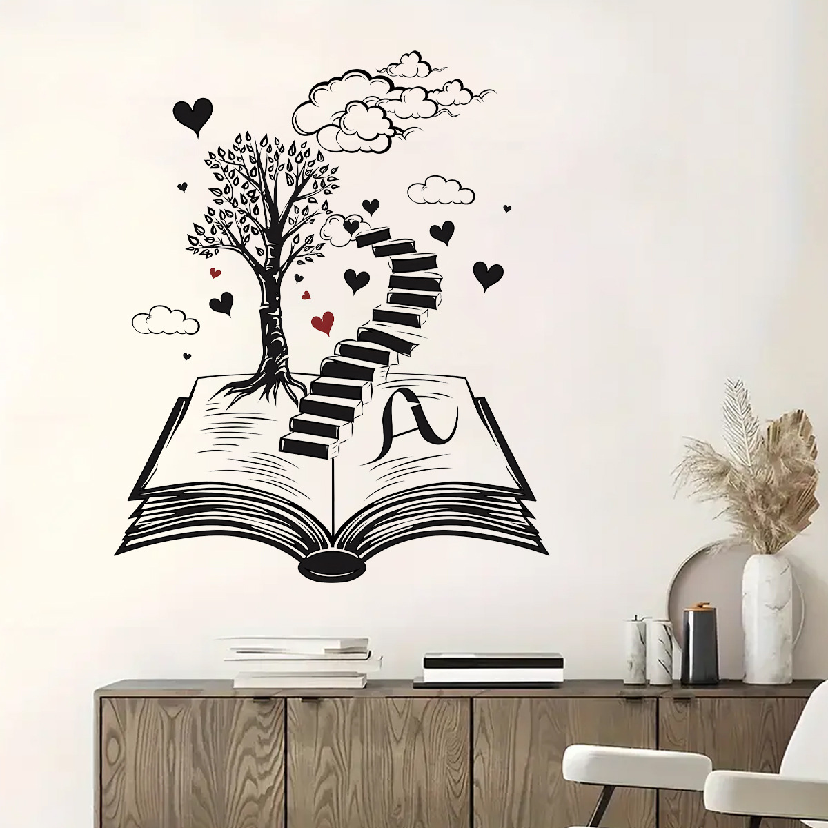 Autocollants muraux pour salon - Home Office Wallpaper avis et prix