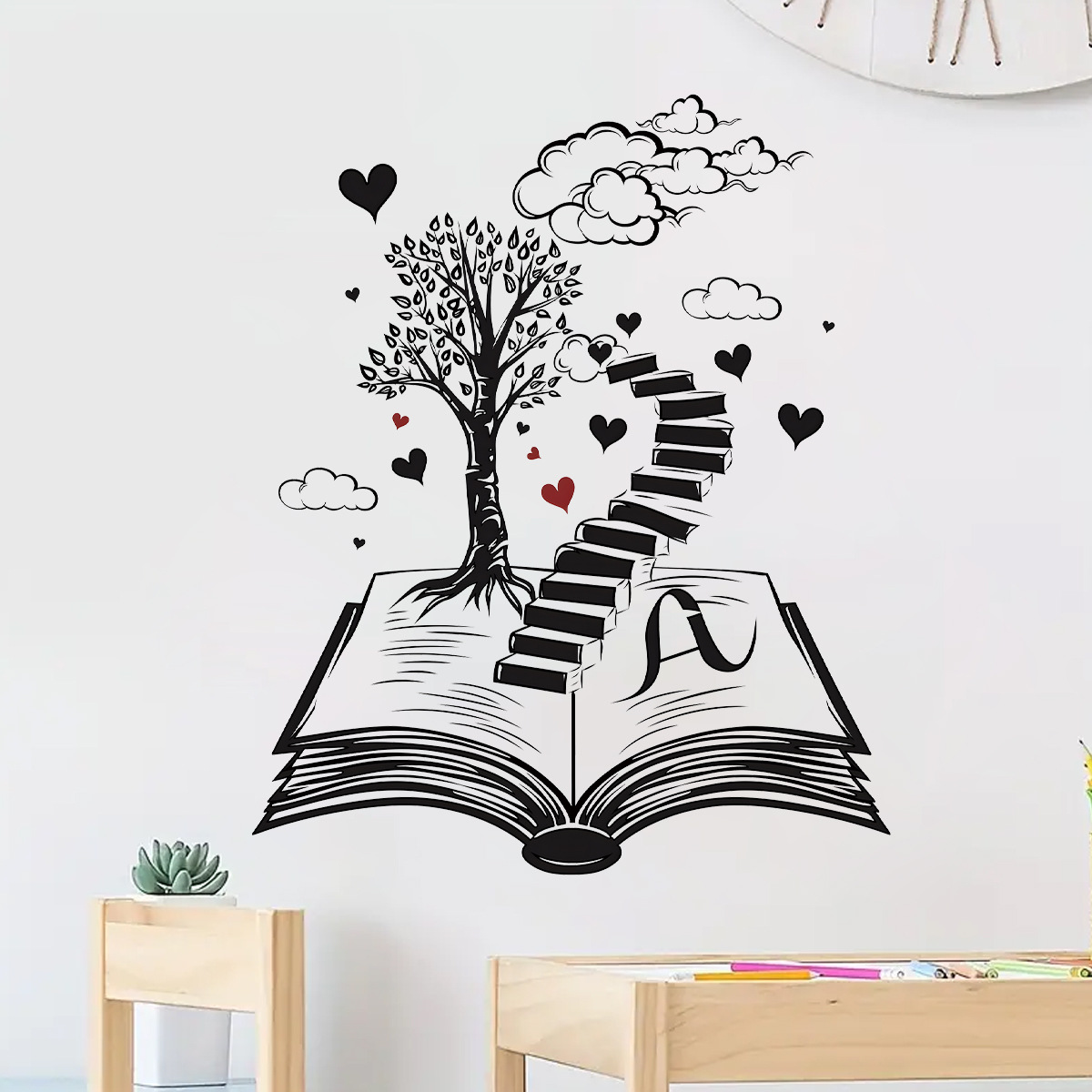 Autocollants muraux pour salon - Home Office Wallpaper avis et prix