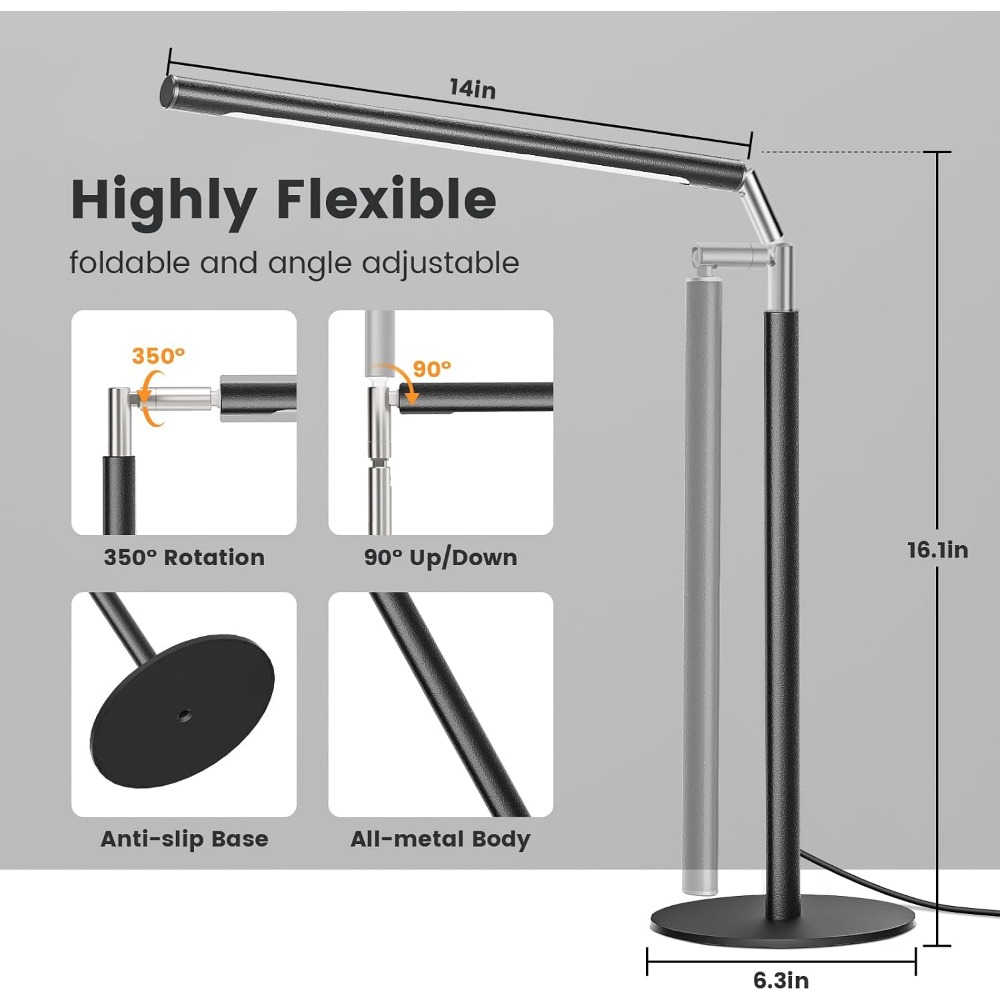 Lampe de bureau LED réglable e - Desk Lamp Led avis et prix