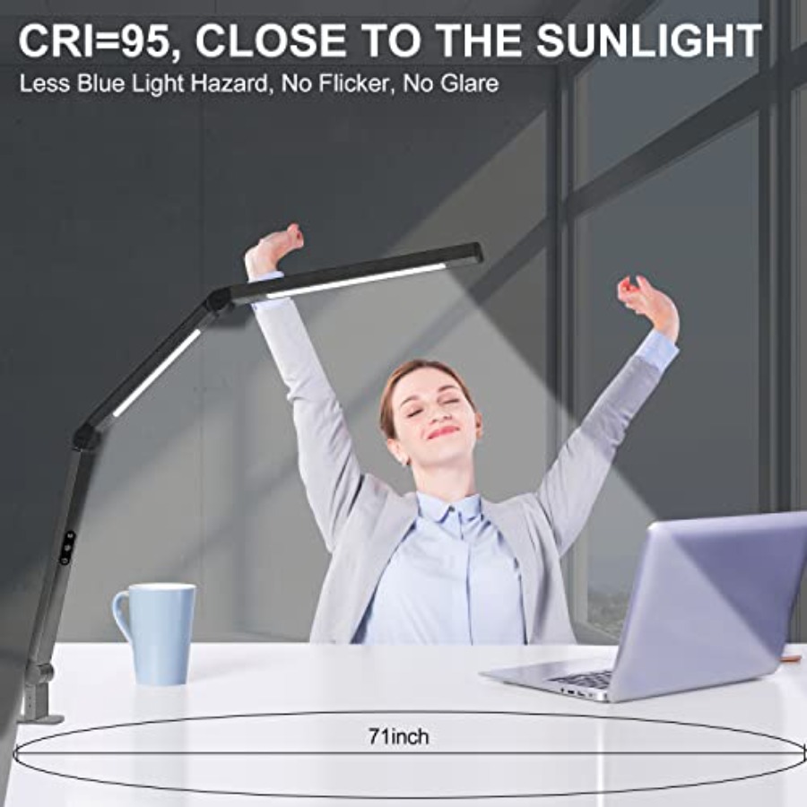 Lampe de bureau LED à pince, l - Desk Lamp Led avis et prix