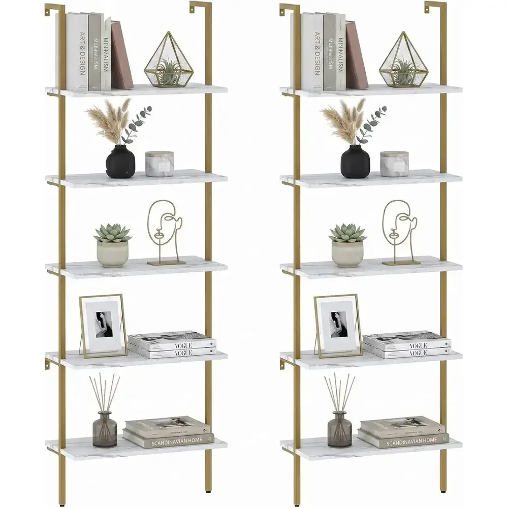 Étagère murale en bois à 5 niv - Home Office Bookshelves avis et prix