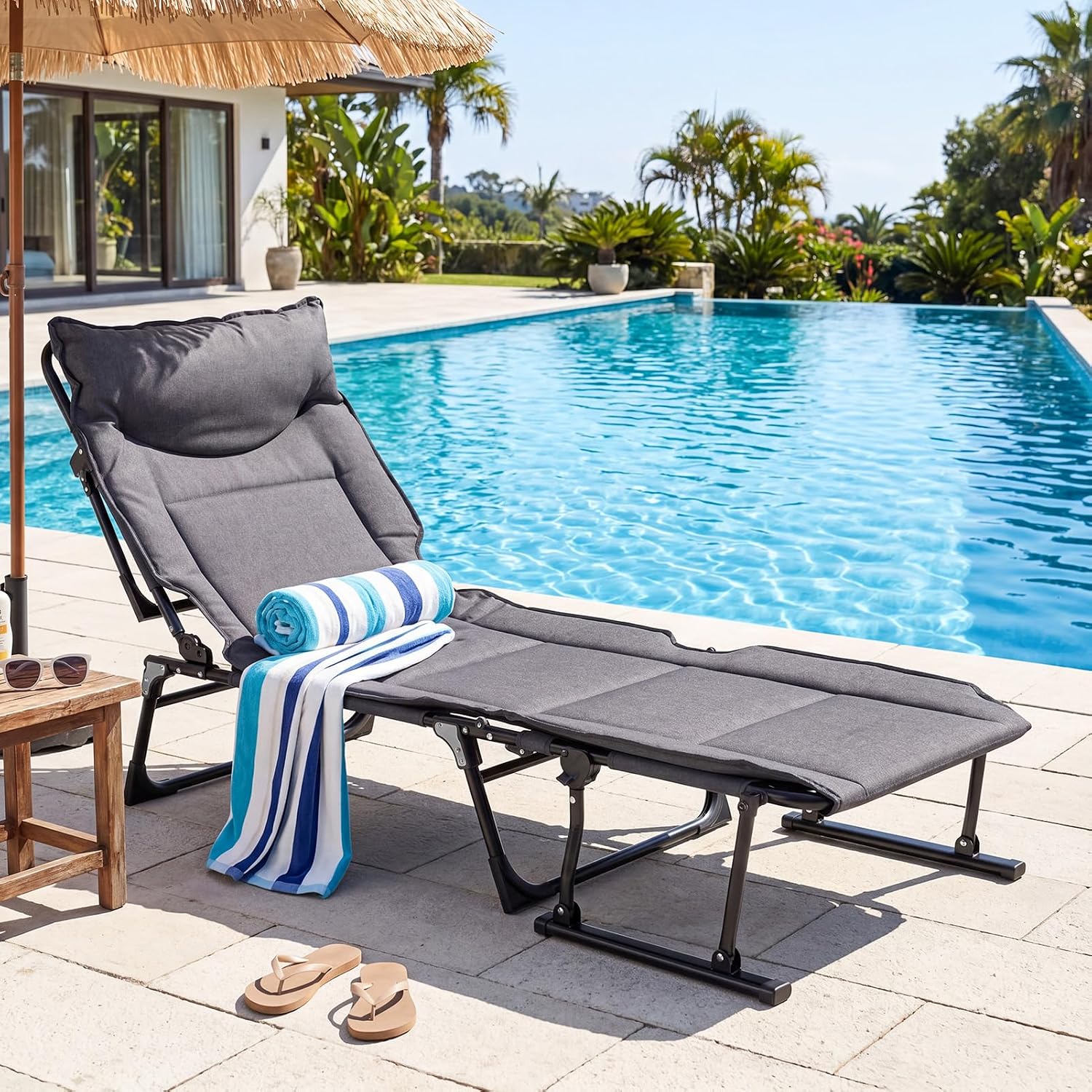 Ensemble de 2 chaises longues  - Home Office Head avis et prix