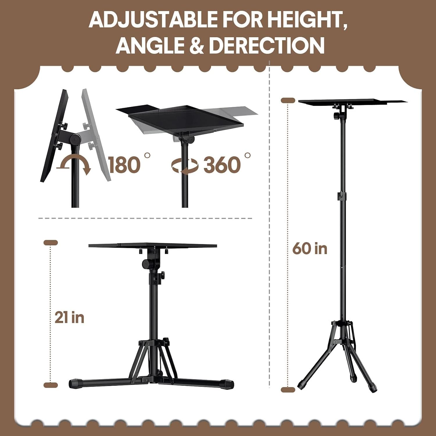 Support de projecteur réglable - Laptop Stand Foldable avis et prix