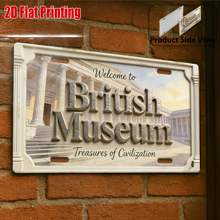 Panneau en étain « Welcome to  - Home Office British avis et prix