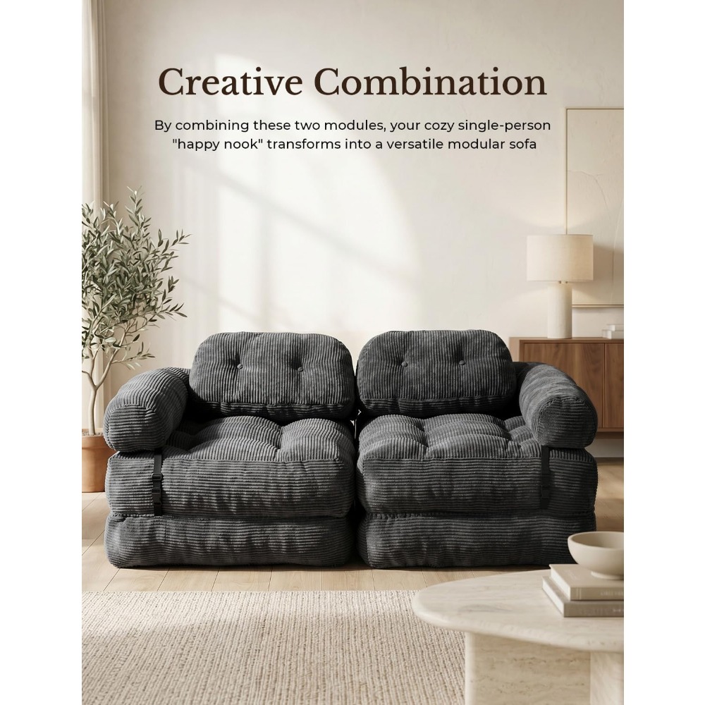 Canapé-lit en forme de L avec  - Home Office Guest Room avis et prix