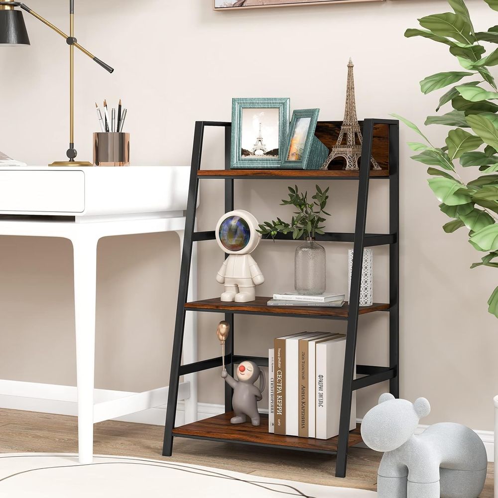 Étagère industrielle en bois à - Home Office Bookshelves avis et prix