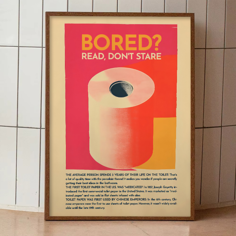 Affiche de Toilette Humoristiq - Home Office Guest Room avis et prix