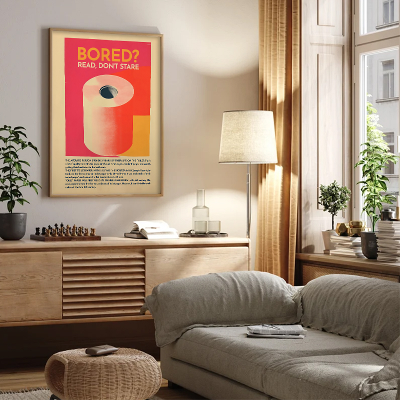 Affiche de Toilette Humoristiq - Home Office Guest Room avis et prix