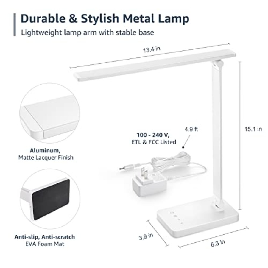 Lampe de bureau LED, lampe de  - Desk Lamp Led avis et prix