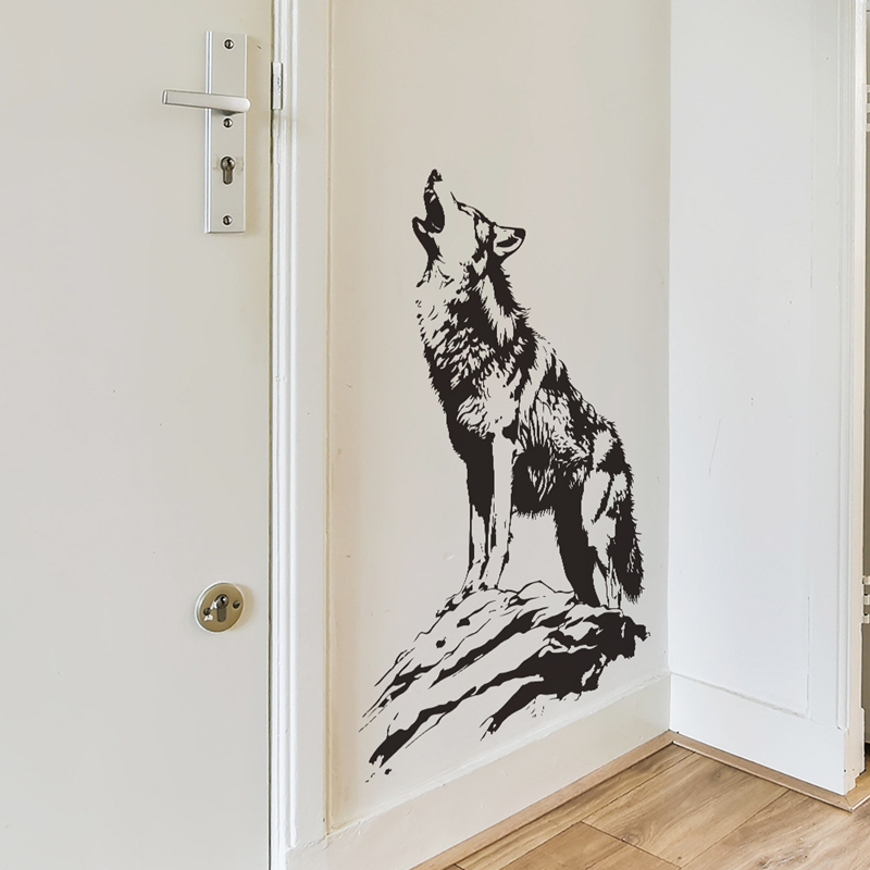 Affiche animale 3D loup solita - Home Office Wallpaper avis et prix