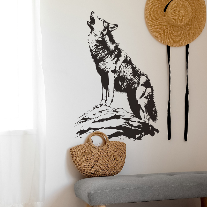 Affiche animale 3D loup solita - Home Office Wallpaper avis et prix