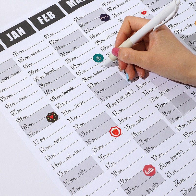 Calendrier mural 2026 2025, an - Home Office Wallpaper avis et prix
