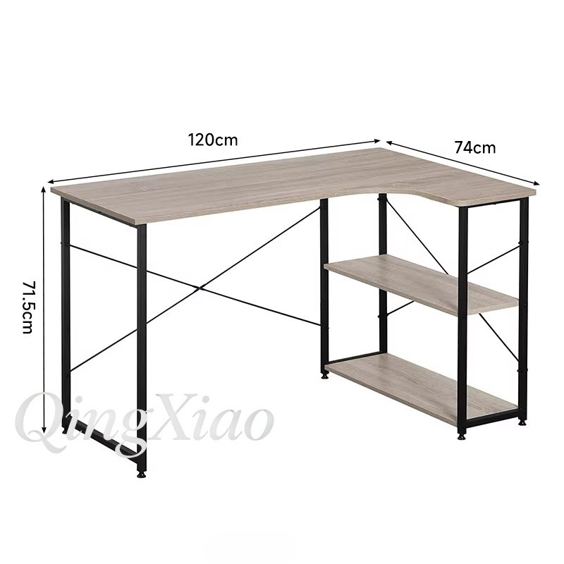 Bureau d'angle en forme de L a - Home Office Bookshelves avis et prix