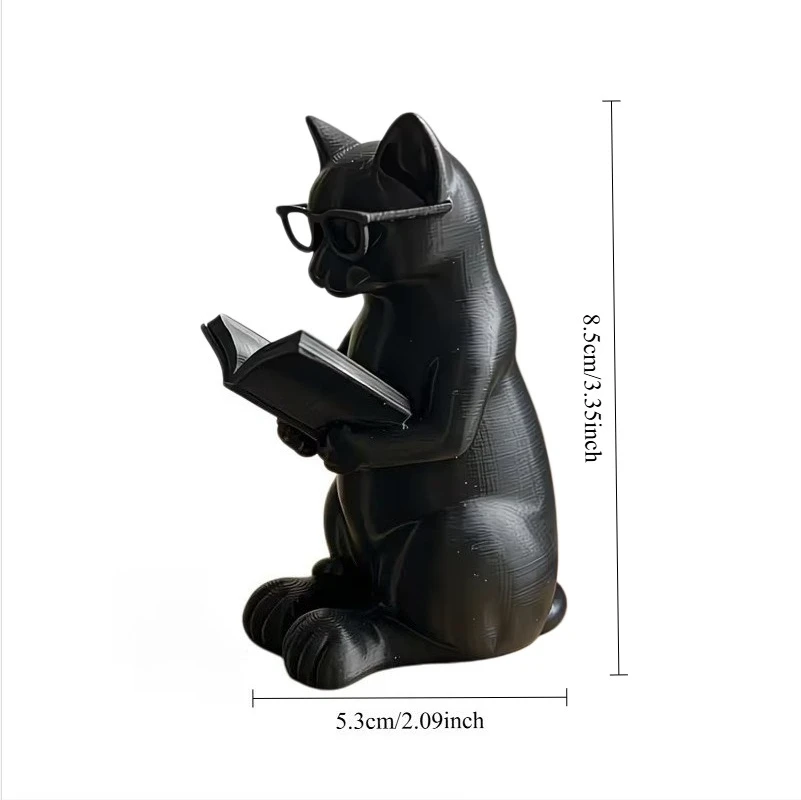 Figurine de chat imprimée en 3 - Home Office Bookshelves avis et prix