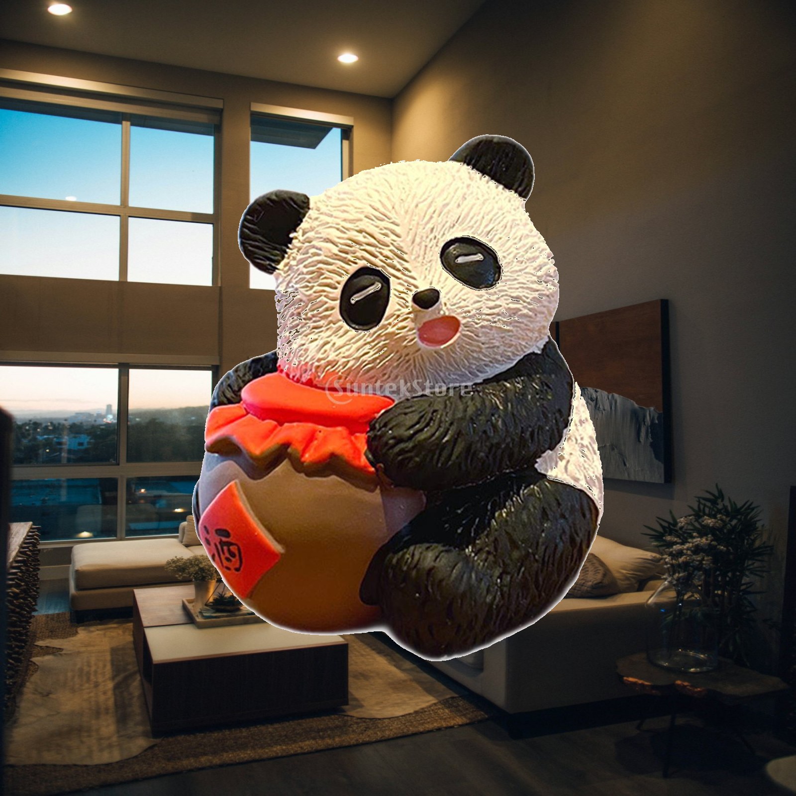 Figurine de panda, sculpture a - Home Office Bookshelves avis et prix