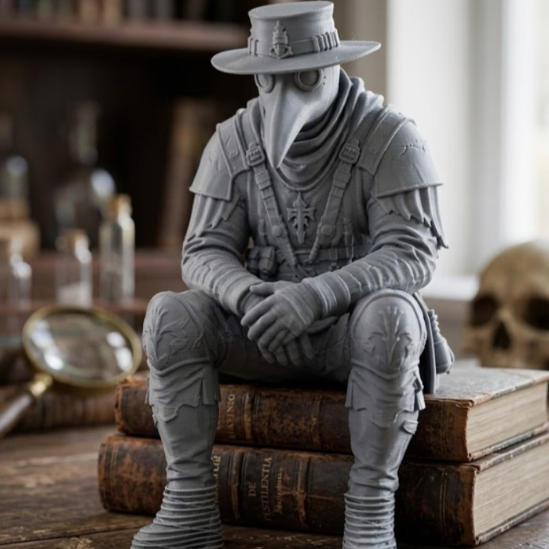 Figurine de Médecin de la Pest - Home Office Bookshelves avis et prix