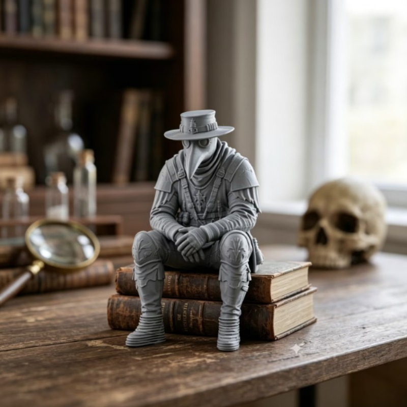 Figurine de Médecin de la Pest - Home Office Bookshelves avis et prix
