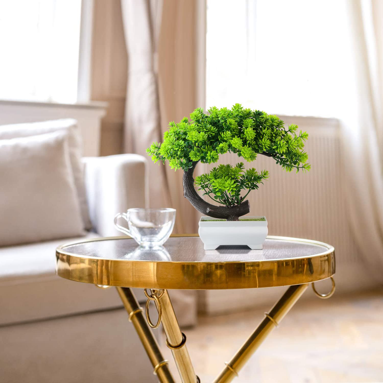 Uflower petites plantes artifi - Home Office Bookshelves avis et prix