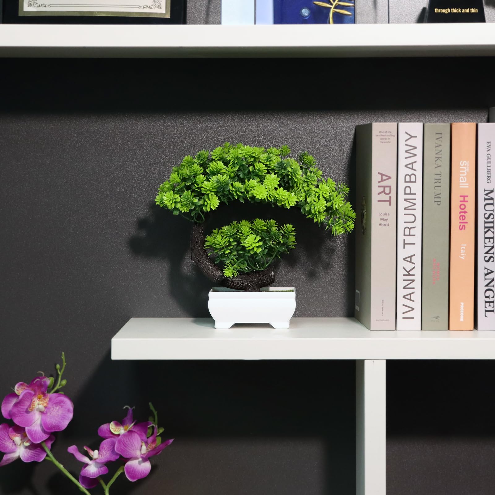 Uflower petites plantes artifi - Home Office Bookshelves avis et prix