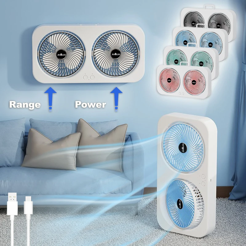 Ventilateur de bureau mural à  - Home Office Head avis et prix