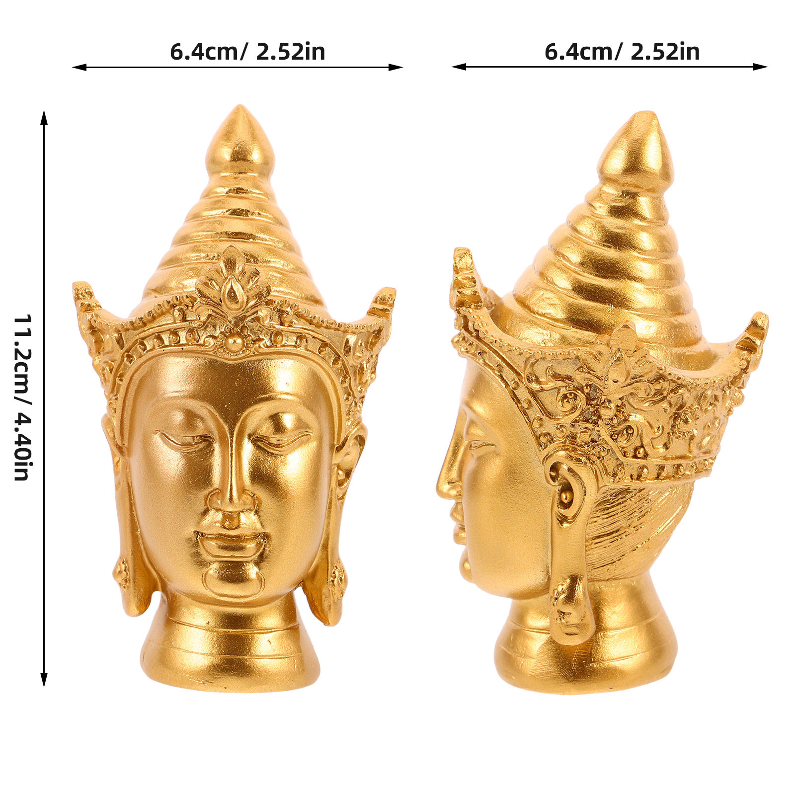 Statue de tête de Bouddha asia - Home Office Head avis et prix