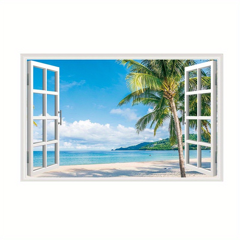 Autocollants muraux 3D, faux a - Home Office Wallpaper avis et prix