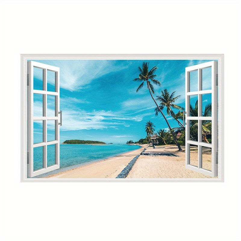 Autocollants muraux 3D, faux a - Home Office Wallpaper avis et prix