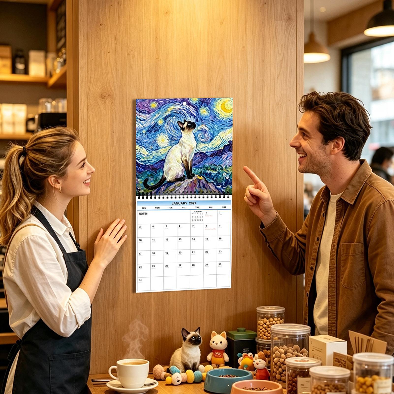 Calendrier mural 2027 sur le t - Home Office Wallpaper avis et prix