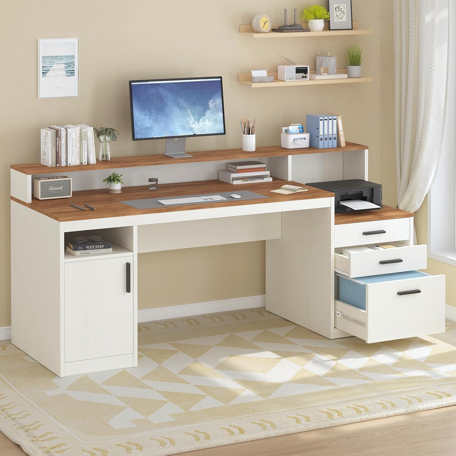 Bureau d'ordinateur de 65 pouc - Home Office 365 avis et prix